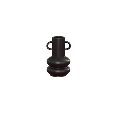 Ceramic Vase Matte Finish Black