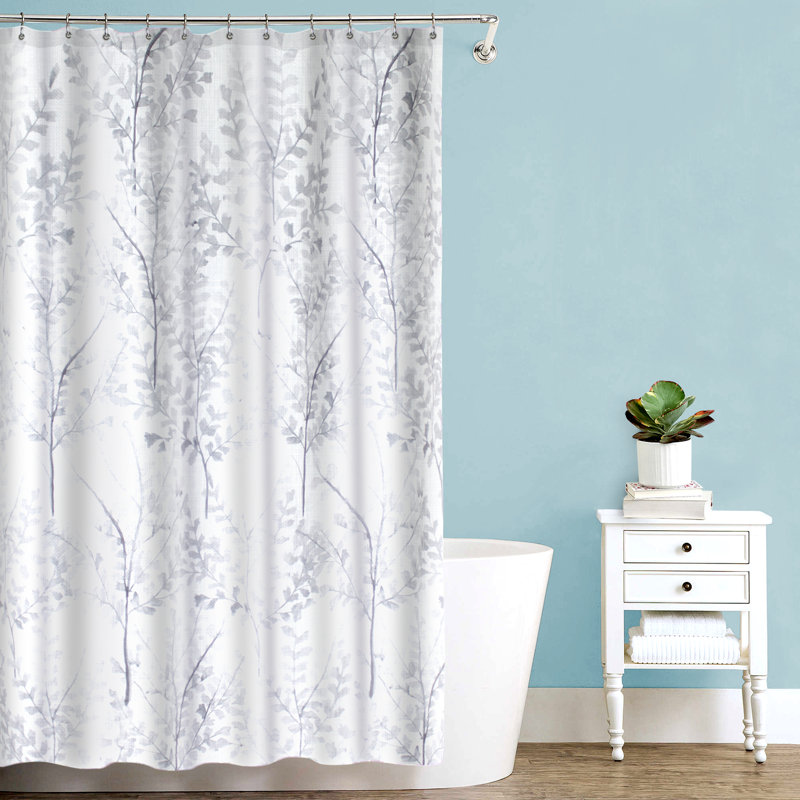 Rideau de douche simple en tissu Walter