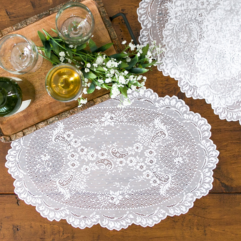 Napperon Cornelia, Blanc