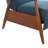 Williamsport Wood Arm Push Back Recliner In Performance Fabric - Denim - Set Of 2-517635043