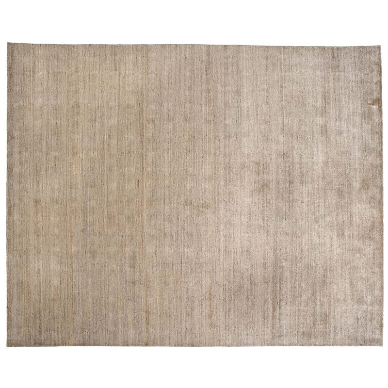 Zen One-of-a-Kind 9'1" X 12'1" New Age Wool Area Rug in Gold