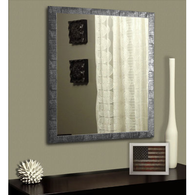 Arlinna Engineered Wood Flat Wall Mirror