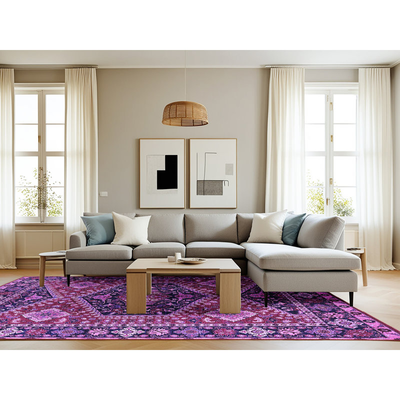 Oriental Indoor Rug, Rectangle 8' x 12'