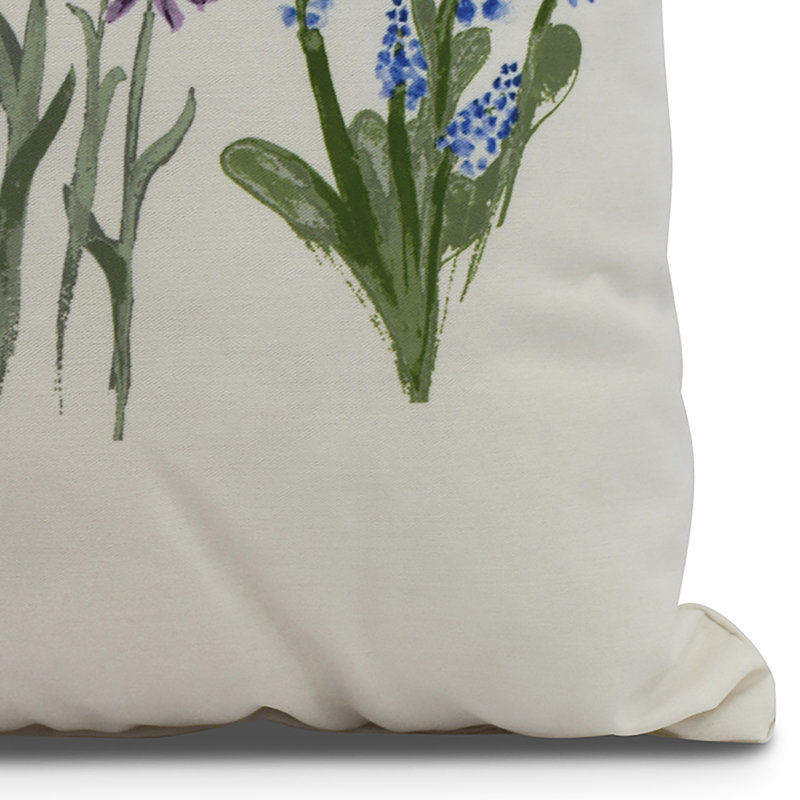 Housse et insert de coussin carré Farmers Market, Jaune, 16 po x 1 po