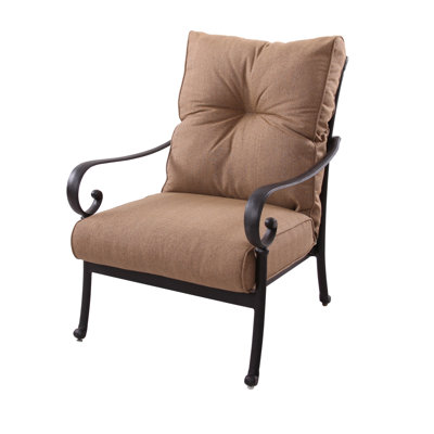 Carlitos Metal Outdoor Lounge Chair