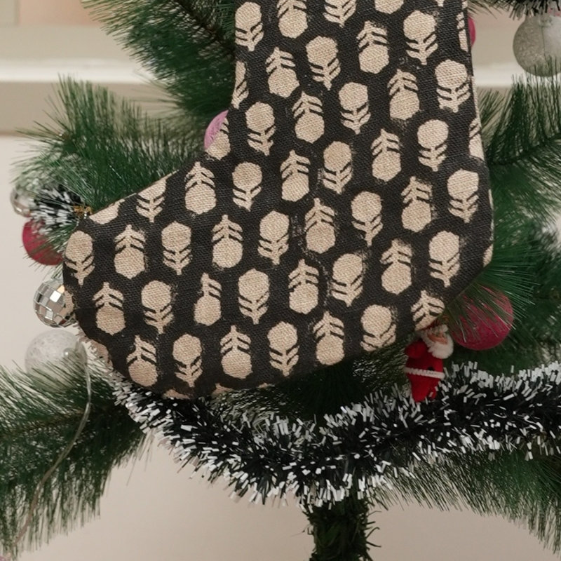 Chaussette de Noël Fabhibine, H 10 po x l 4,5 po