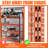 40 Pairs of Shoes Storage Rack Door Shoe Rack with Large Mesh Bag Hanging Shoe Rack-117095767