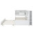 Twin Size Wood Daybed With Storage Shelves, USB And Trundle-1161968816