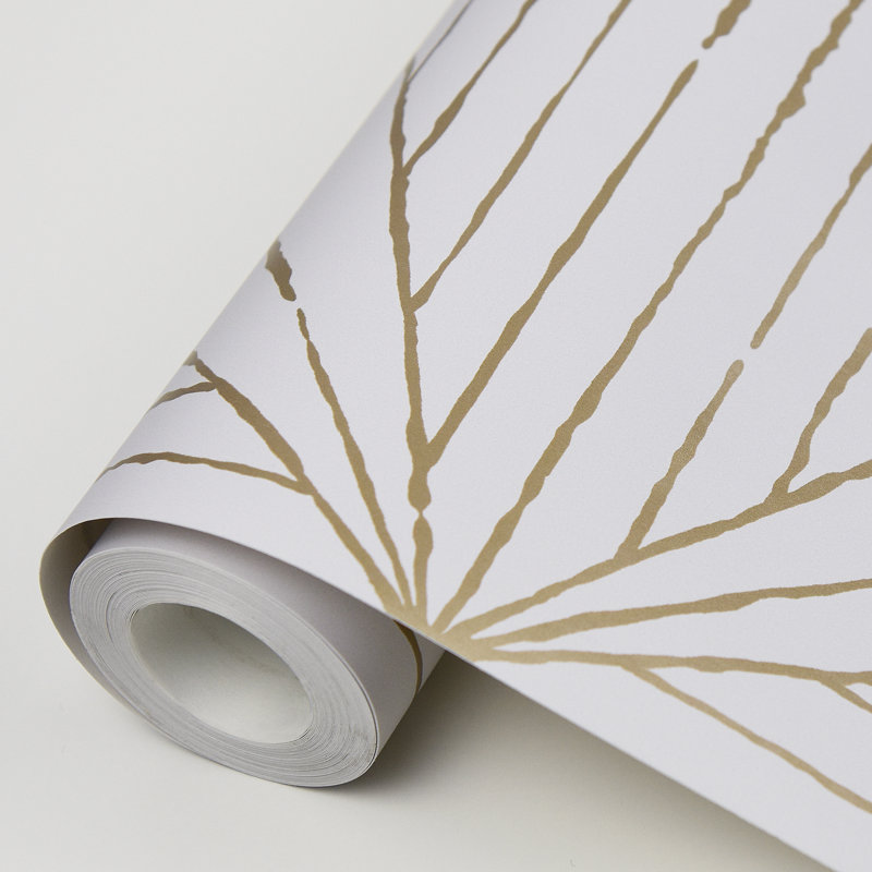 Papier peint adhésif doré doré