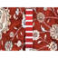 Tapis oriental rouge surdimensionné en soie noué à la main de 12 po x 18 po x 4 po Tabriz 12 po x 18 po Sh80231
