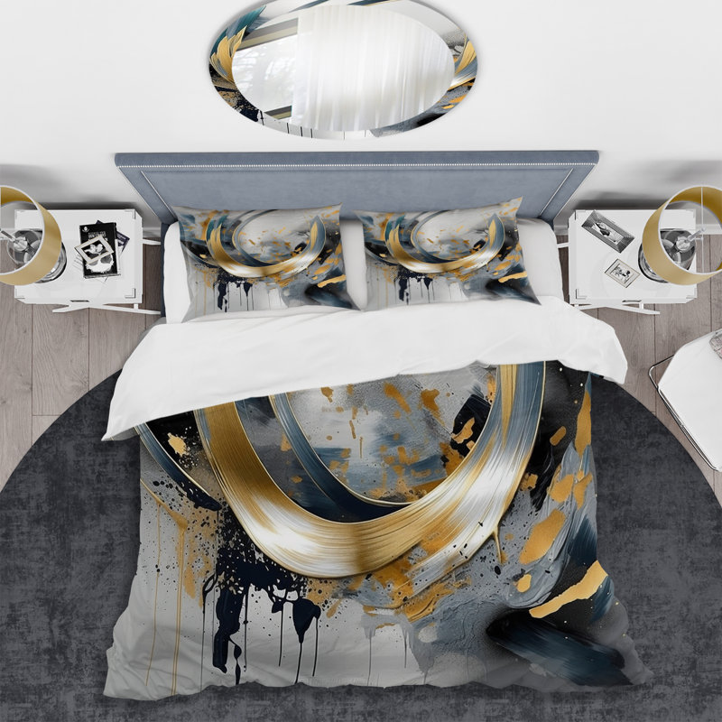 Ensemble de housse de couette en microfibre / polyester doux Soft Bed, Housse de couette pour très grand lit et 2 très