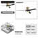 52" Betzi 3 - Blade LED Smart Propeller Ceiling Fan with Wall Control and Light Kit Included