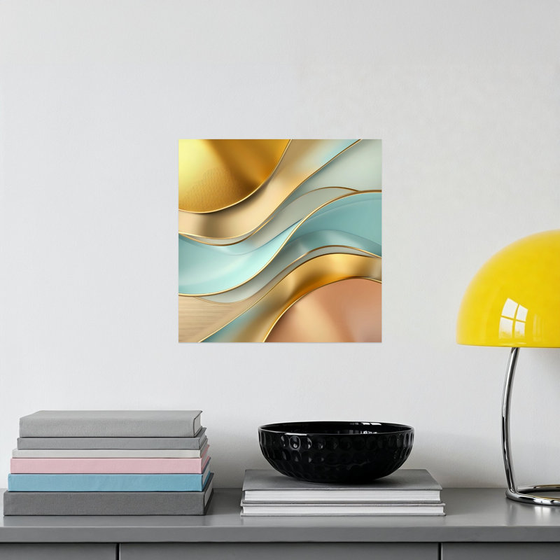 Akur No Frame Print on Canvas, 25.4 cm H  x 25.4 cm W