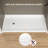 72'' W X 36'' D ADA Acrylic Alcove Shower Pan Single Threshold Handicapped Shower Base Rectangular White Shower Tray with Non-Slip Design-127326323
