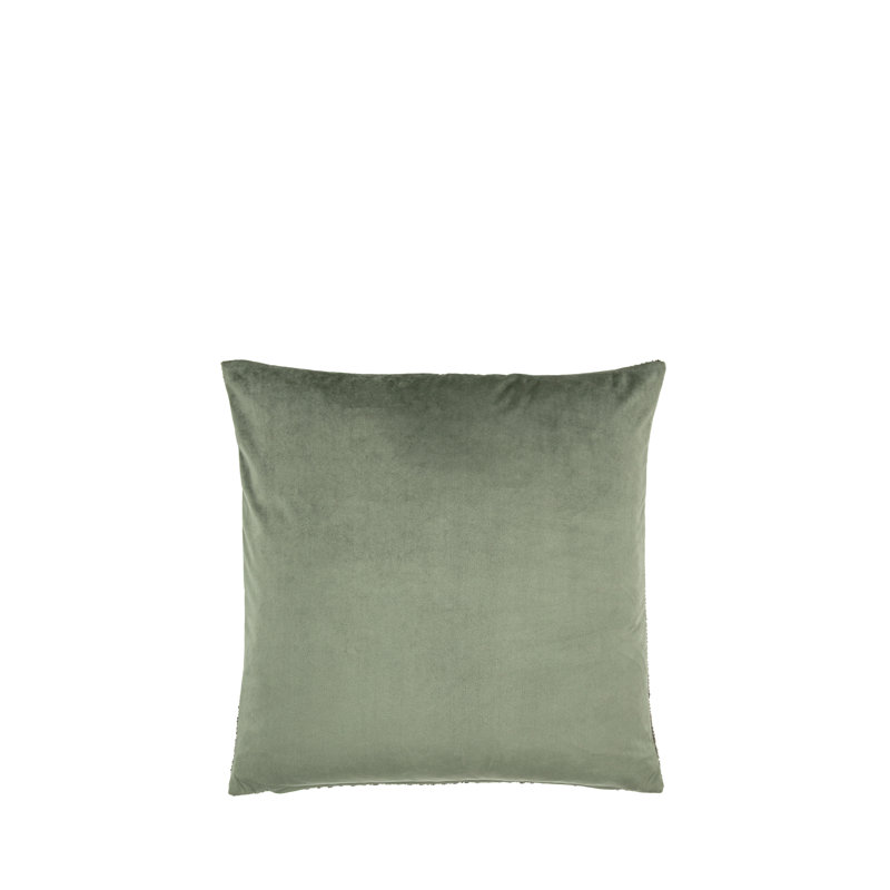 Motez Square Throw Pillow Cover, Green
