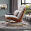 Chaise berçante de luxe italienne