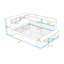 Lit de jour double avec rangement et ports USB-1344380903