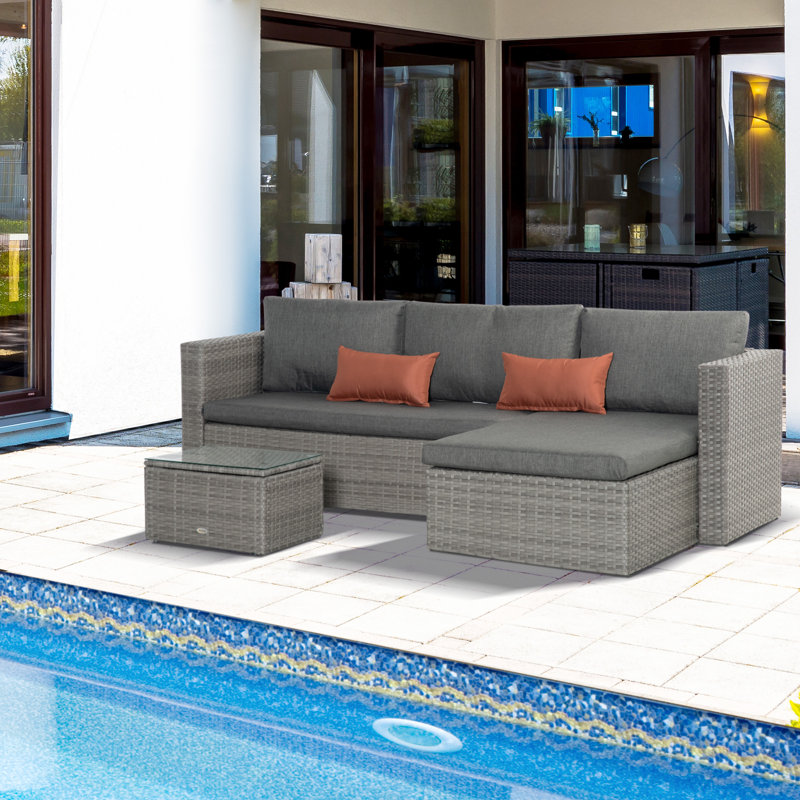Flessel Rattan Sofa Set
