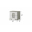 Ensemble de chambre à coucher 4 pièces avec tête de lit à DEL, ensemble de chambre à coucher à cadre en bois pour chambre d'amis, chambre à coucher-1687513126-1687513121