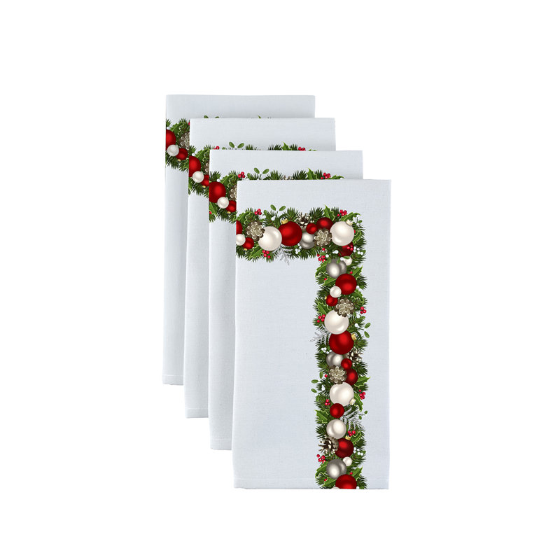 Chilton Polyester Floral Square Napkin