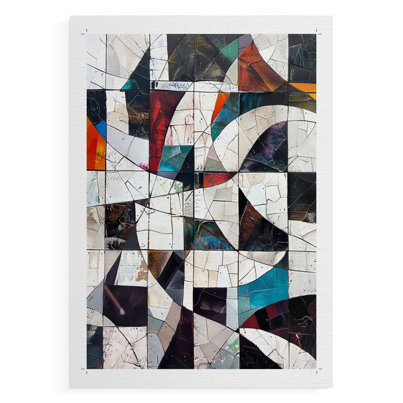 Série ABSTRACT - impression sur toile seulement - non encadrée, H 18 po x l 12 po