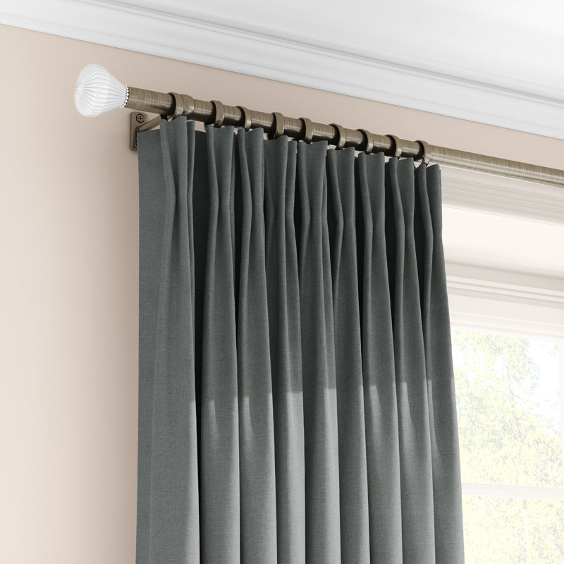 Paire de rideaux occultant 100% polyester, Ombre Broadway