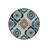 Beige Blue Ethnic Detailed Woven Base Modern Decorative Carpet-781298163