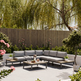FSC1 Aspen 6 Seat Modular Set 1 Coffee table, 1x R BENCH 1 X L BENCH. I PC CORNER