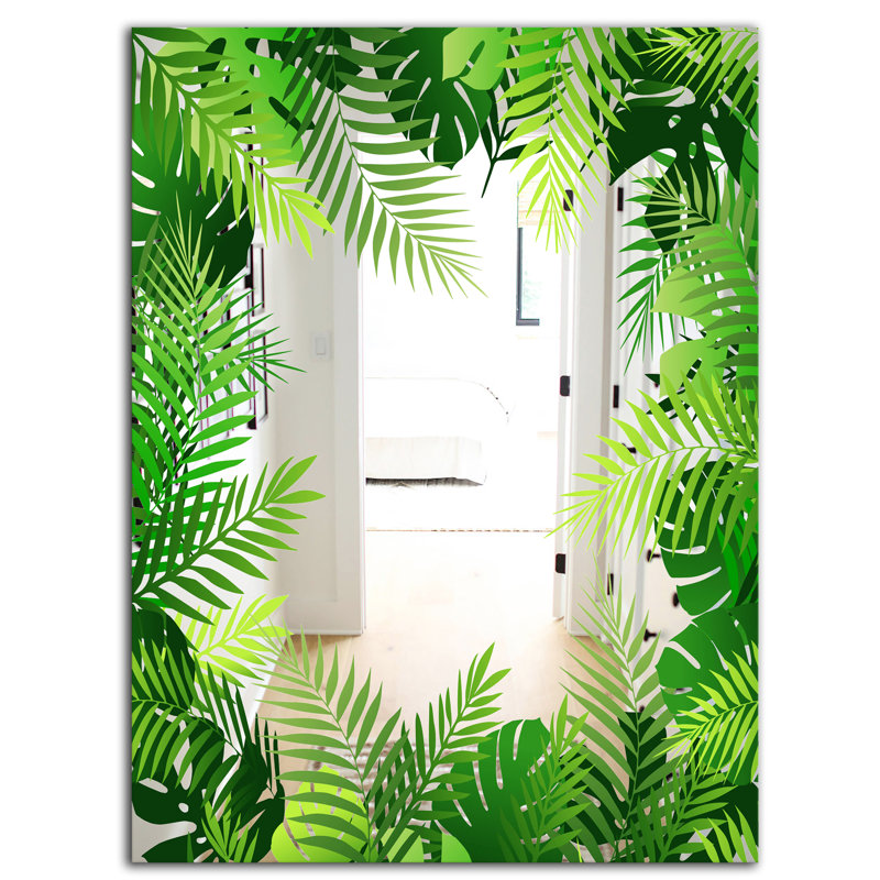 Miroir d'appoint tropical tropical, H 39,4 po x l 29,5 po