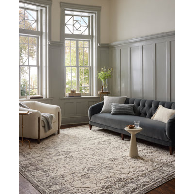 Tapis ivoire / pierre Magnolia Home par Joanna Gaines x Loloi Gigi