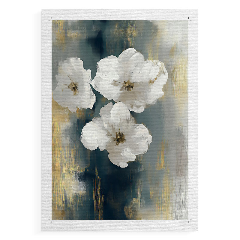 FLORAL Series DIXIX - Impression sur toile seulement - NON-CADRE, H 27 po x l 18 po