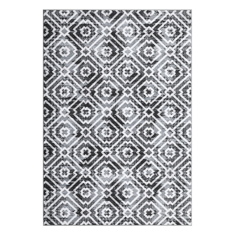 Indoor Area Rug Modern Geometric Printed Carpet For Living Room Bedroom Washable Stain Resistant Carpet Low Pile Non Slip Rug Soft Floor Mat Ultra-Thin Entrance Hallway Carpet Simple Rugs Dorm Office Laundry Farmhouse Decor