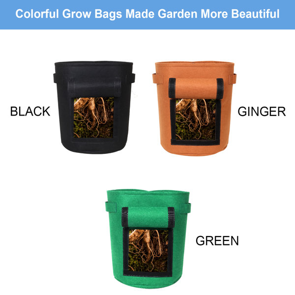 Greens grow bags Pack of 5 24×08 Inch