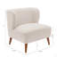 Fauteuil d'appoint Veda Boucle - blanc laiteux (fauteuil d'appoint)
