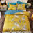 Vintage Floral And Leaf Printed  Microfiber Comforter Set-108994937-109231335