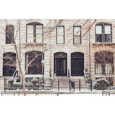 Chicago Snow Day In Neutrals Photographic Print 