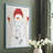 Festive Snowman III Framed Print - Solid Wood-1777291086-1777291062