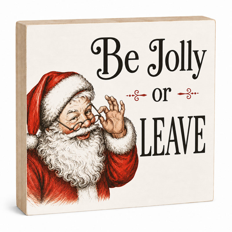 Be Be Jolly or Let, décoration de Noël amusante