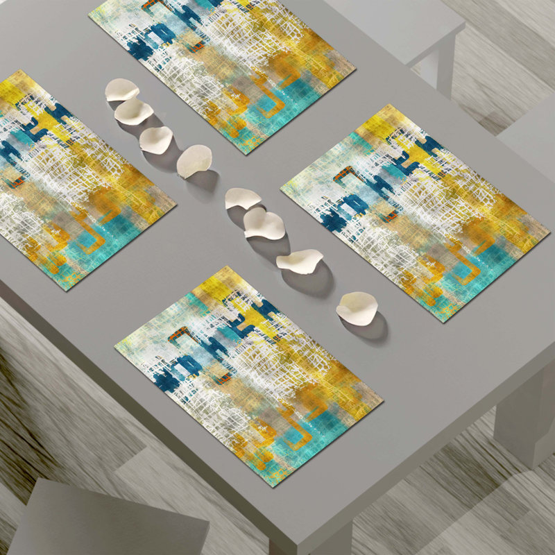 Napperon abstrait en polyester