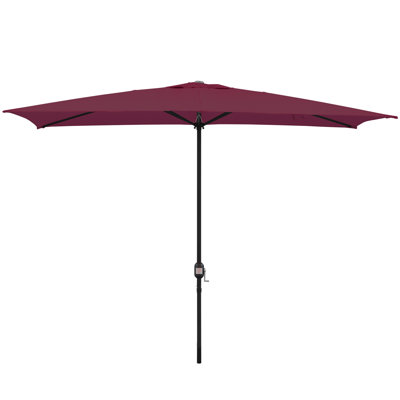 Parasol de marché rectangulaire de 10 pi x 6,6 pi Bradford
