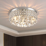 Theodora 15" W 4-Light Dimmable Drum Flush Mount 