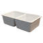 Évier de cuisine à double cuve avec filtre à panier en granite 32 po x l 19 po Aversa-48407040