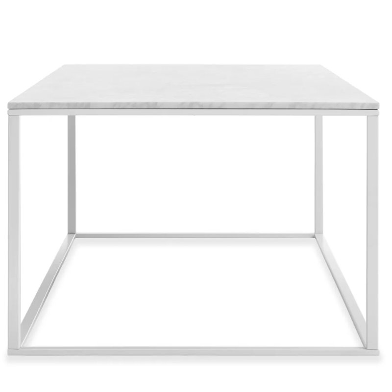 Minimalista Coffee Table, White, 13" H x 60" W x 29" D