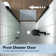 32-33 3/8 in.W x 72 in.H Pivot Frameless Glass Shower Door