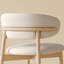 Chaise de salle à manger à pieds en bois de style Mid-Century moderne (ensemble de 2) - Chaises en bois élégantes pour la salle à manger, la cuisine ou le salon, confortables et durables, faciles à assembler