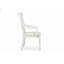 Ensemble de 2 chaises avec accoudoirs en simili cuir blanc Victoria