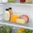 Clear PET Plastic Refrigerator Organizer Bin, Stackable Storage Container for Fridge, Pantry, Kitchen