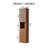 59" Tall Bathroom Wall Mounted Cabinet-1642128357