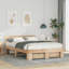 Bed Frame With Headboard Solid Wood Pine-1574490356-1574490357