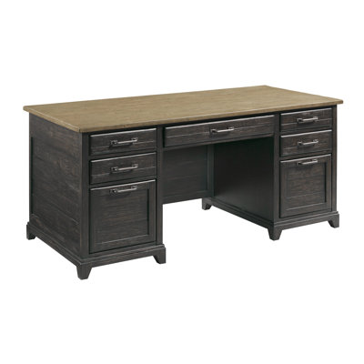 Caliya Solid Wood Executive Desk